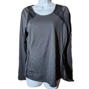 Nike Dri-Fit Long Sleeve Athletic Shirt Women’s Medium Grey